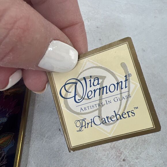 Via Vermont Artistry In glass Ralph Waldo Emerson Friendship Quote Wall Hang - Picture 3 of 11